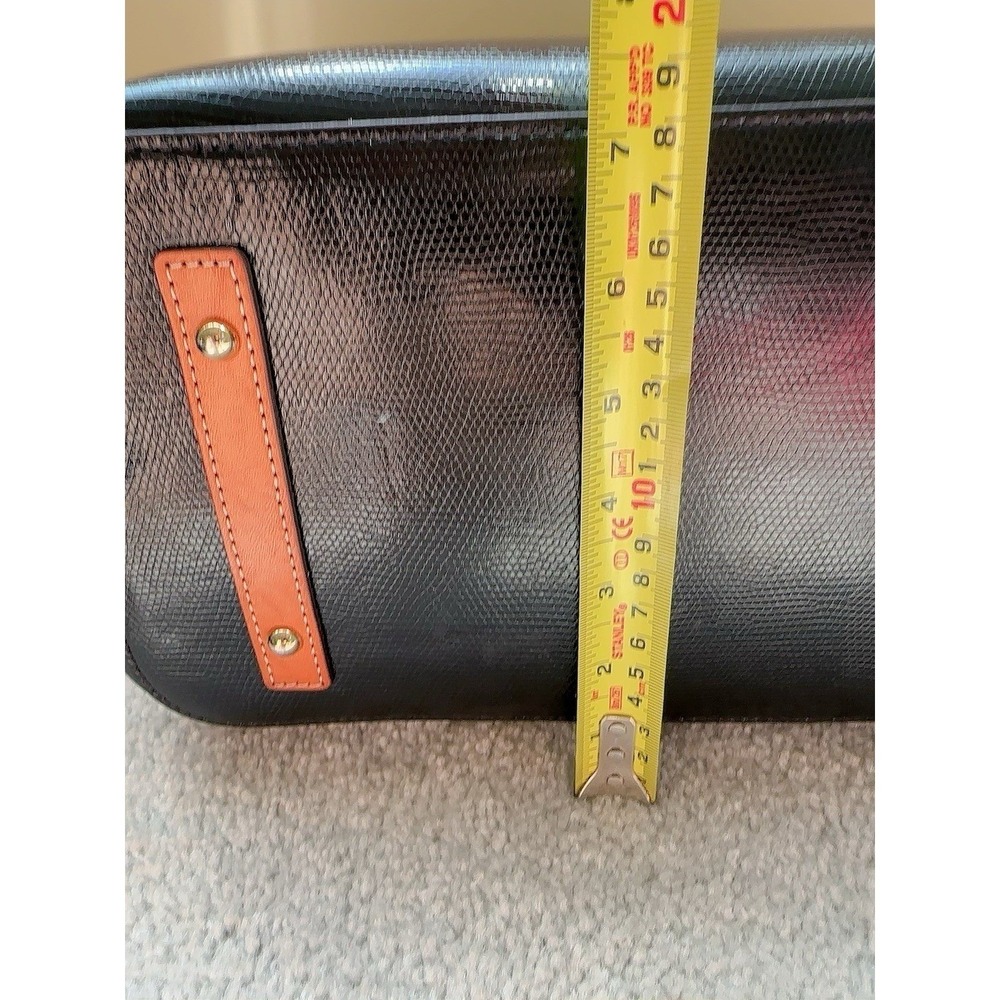 Dooney & Bourke Grain Large Barlow Satchel In Black Pebbled Leather - Picture 12 of 14